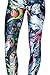 Roseate Women's 3D Pattern Leggings Fitted Pants Gym Workout Running Tights 120