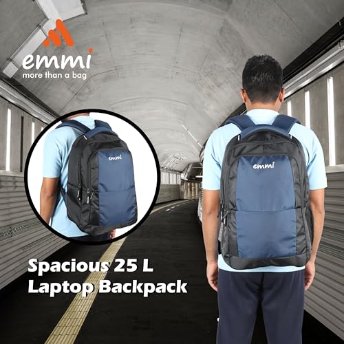 Image of Emmi Liver Laptop Backpack 25 L | Weekend Travel Bag For Men and Women | Carry On Bag For College and School Students | Water Repellent | 18 Months Warranty