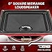 DS18 PRO-X6.4MSQ 6.5X6.5'' Square Midrange Loudspeaker 5000 Watts 250W RMS 4 Ohms (1 Speaker)