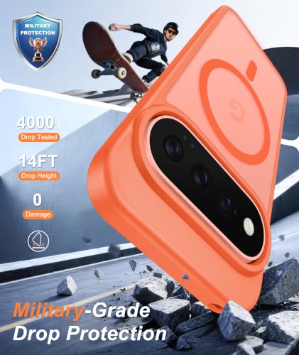 Image of FNTCASE for Google Pixel 11 Pro XL Case Neon Orange: Fit for MagSafe