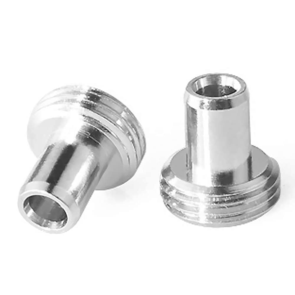 6 serische Schlauchhülsen aus Keramik und Adapter für Kopfstecker aus Metall, 6 Stück, für optische Faserfehlerfinder