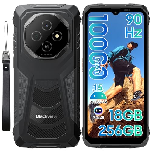 Blackview Fort 1 (18+256) Outdoor Handy Ohne Vertrag 10000mAh,...