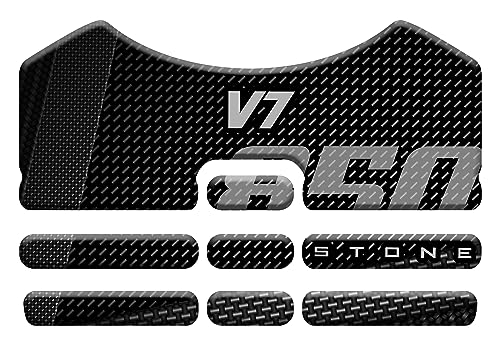 Autocollant résine 3D Moto Guzzi V7 850 face aux rayures