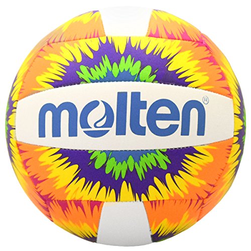 Molten MS500-NTD Recreational Volleyball, Neon Tie Dye