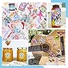 TECKWRAP Holographic Sticker Paper Clear Overlay Lamination Vinyl Matte White Inkjet Printable Vinyl A4 210mm x 297mm 36 Sheets/Pack Laminate Sticker Film for Craft, Scrapbooking, Craft Cutters #5