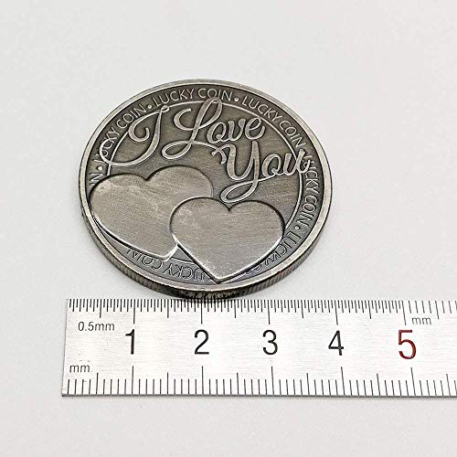HARMILIY Gedenk-Liebes-Münzen-Liebes-Wörter ich Liebe Dich mehr, als ich Sagen kann Romantik-Paar-Sammlung-Kunst-Geschenk-Andenken