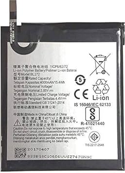 Shri Krishna EnterprisesBattery Compatible with Lenovo K6 Power 4000 Mah Model BL272/K33A42