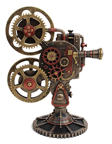 Estatua Steampunk Proyector Veronese Design con LED