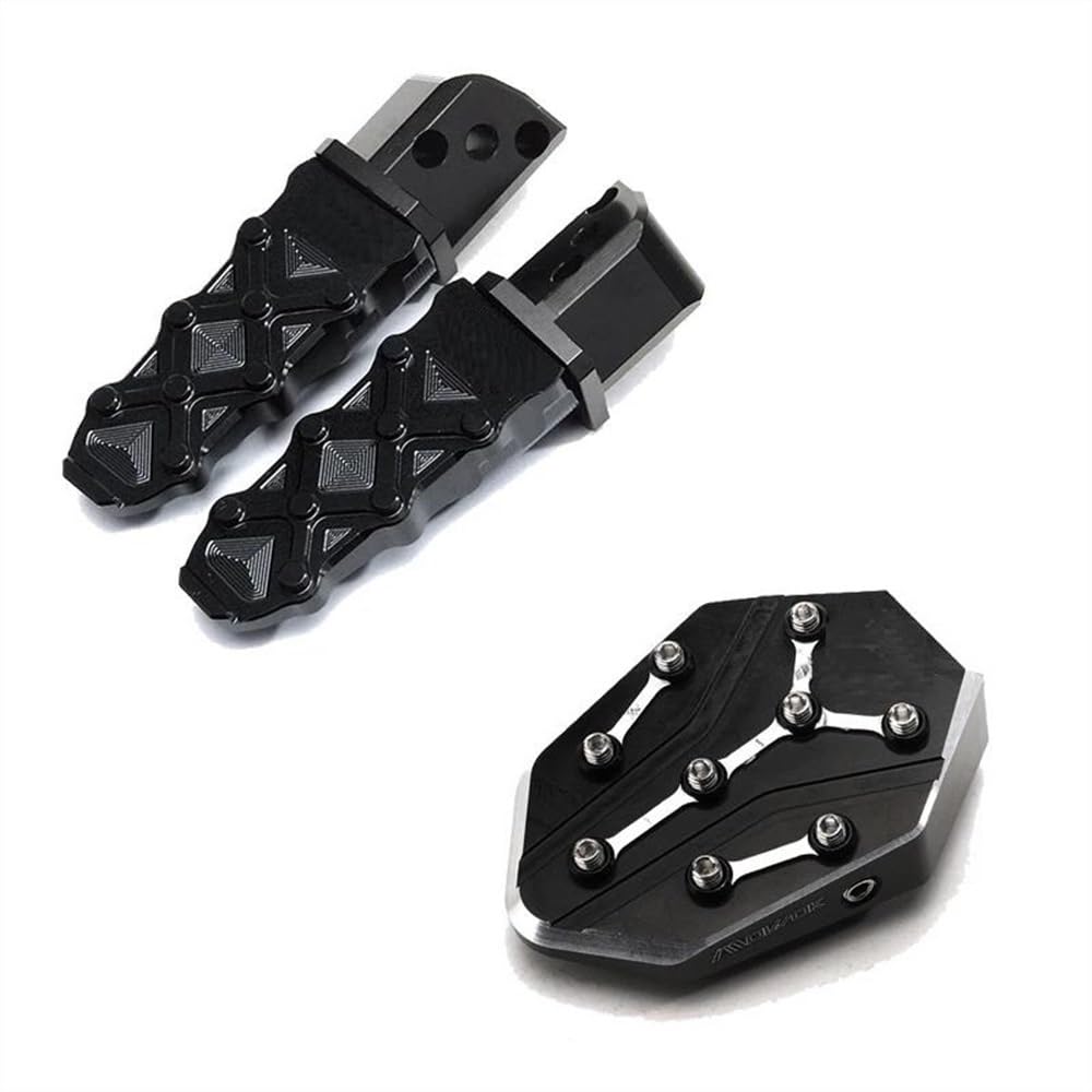 Repose-pieds arrière moto pour Kawasaki Z800 et Z900 pour le confort du passager en duo