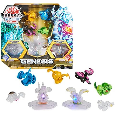 BAKUGAN Evolutions, Genesis Collection Pack, Includes NEW Light Up, Kids’ Toys for Boys Aged 6+, AS SEEN ON ROBLOX, NETFLIX and POP TV Cover