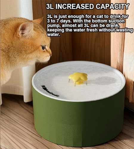 Fuente de agua automática para gatos y perros 3L miniatura 3