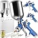 Produktbild TecTake HVLP Lackierpistolen Set + Koffer - Verschiedene Modelle & Sets - (Set 400523)