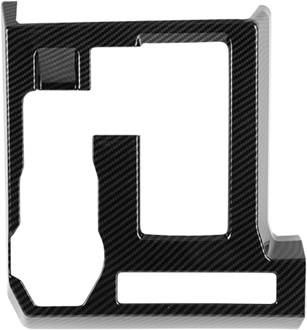 Voodonala Carbon Fiber Gear Shift Panel Cover Trim Compatible with Toyota 4Runner 2025 & Tacoma 2024-2025