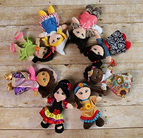 Soft Plush Around The World 8" Collector Dolls - Polynesian #TOP5