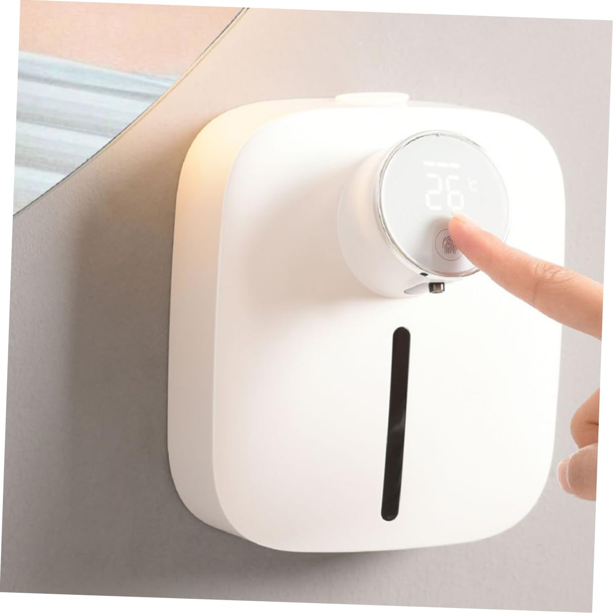 Berührungsloser Schaumseifenspender X101, USB-c, Abs, Weiß