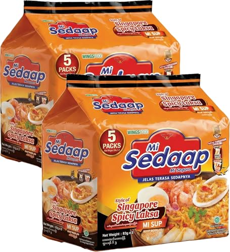 Image of Mi Sedaap Singapore Spicy Laksa Creamy Coconut Instant Ramen Noodles