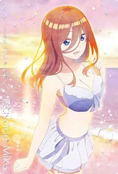 五等分の花嫁∽ 缶バッジ (水着) 中野三玖 TBSグロウディア 30個 映画 五等分の花嫁 缶バッジセット 三玖 水着: キャラグッズ