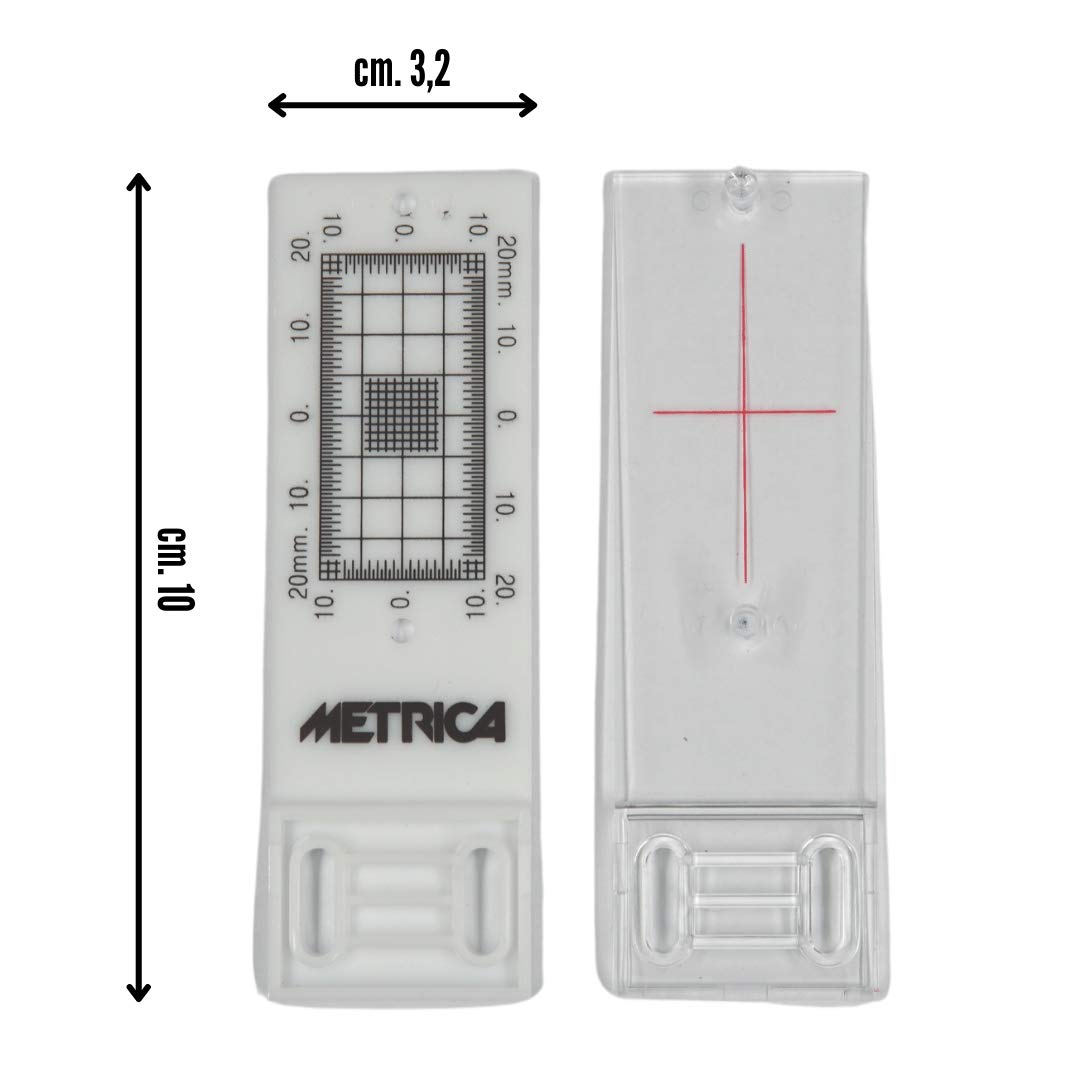 Metrica 5 Pz. Fessurimetro da Parete per superfici piane