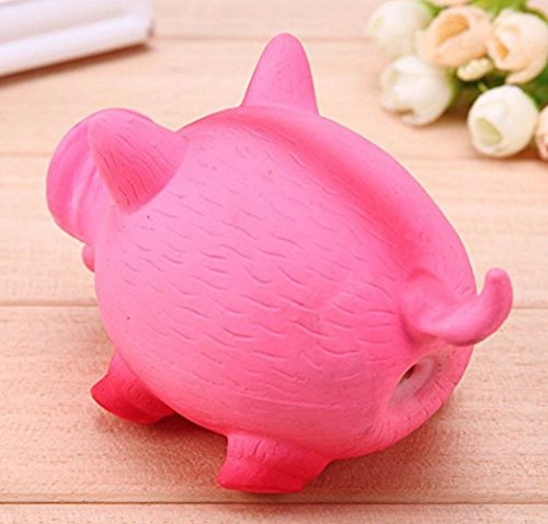 Tau Trading Glitschige Laut und Funny Hund Spielzeug, Pink-Pig