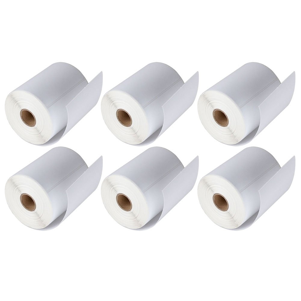 Buy Direct Thermal Labels 6 Rolls 1500Labels 4"x6" White Printer Labels