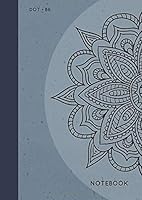 Dot Notebook B6: Blue, Mandala Design, Softcover, Dotted Grid, Numbered Page, Small, Journal (Journal Notebook Dots) 1723078484 Book Cover