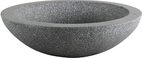 Trend Line Schale Ø 71 cm grau Gartenfiguren & Verzierungen