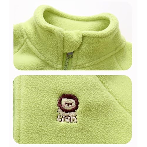 Boys Girls Fuzzy Jackets Zip up Long Sleeve Winter Outwear Fleece Warm Fall Casual Lightweight Coats with Pockets4