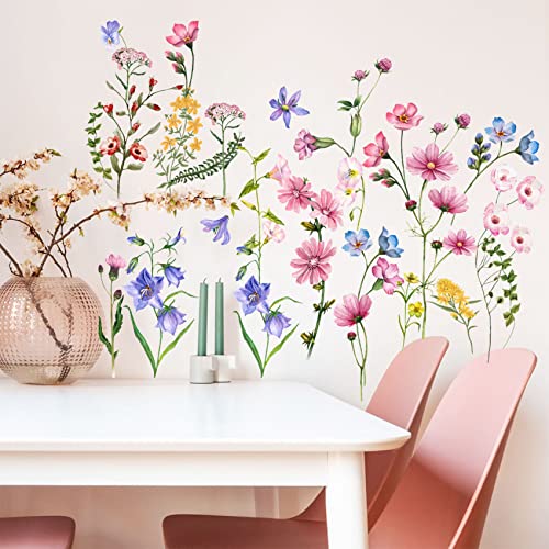 Vinilos Decorativos Flores Grandes Blancas para Pared miniatura 6