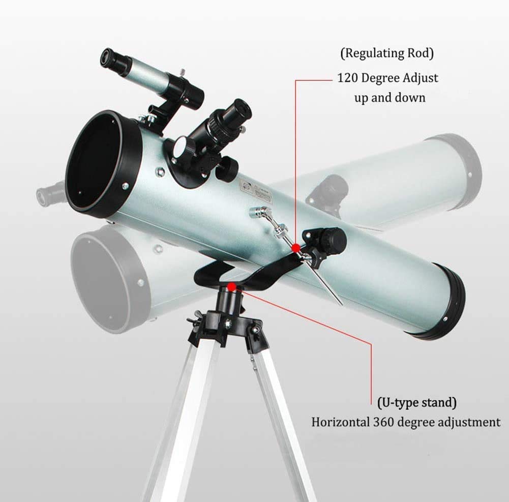 LYTBJ refrakcyjny teleskop HD astronomiczny profesjonalny statyw powiększający monokularowy odblaskowy do obserwacji planety kosmicznej