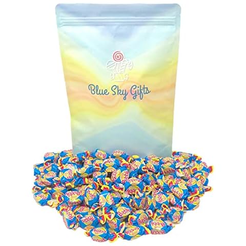 Anglo Bubbly Bubblegum Retro Sweets Gift Pouch by Blue Sky Gifts - 500g Classic Sweets, Traditional Taste Bubble gum Cover