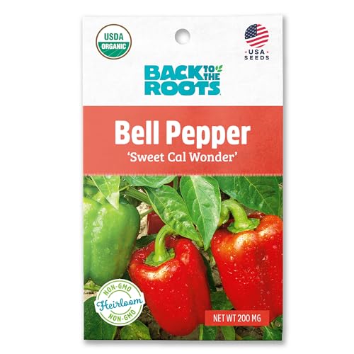 Back to The Roots 100% Organic Seed Packet Bell Pepper 'Sweet Cal Wonder'