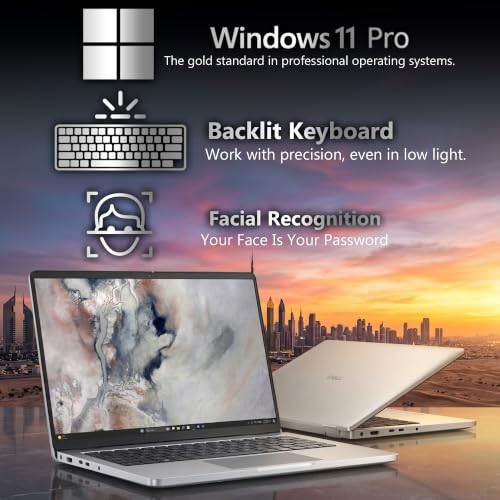 Image of Oemgenuine Dell Pro 14 AI Business Laptop, 14 inch FHD+ Display, Intel Core Ultra 7 255U Processor, 16GB DDR5 RAM, 512GB PCIe SSD, WiFi 6E + BT, Backlit Keyboard, FHD Webcam, Windows 11 Pro - Silver