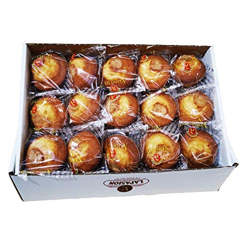 LAPASION - Magdalena redonda envuelta caja 2 Kg