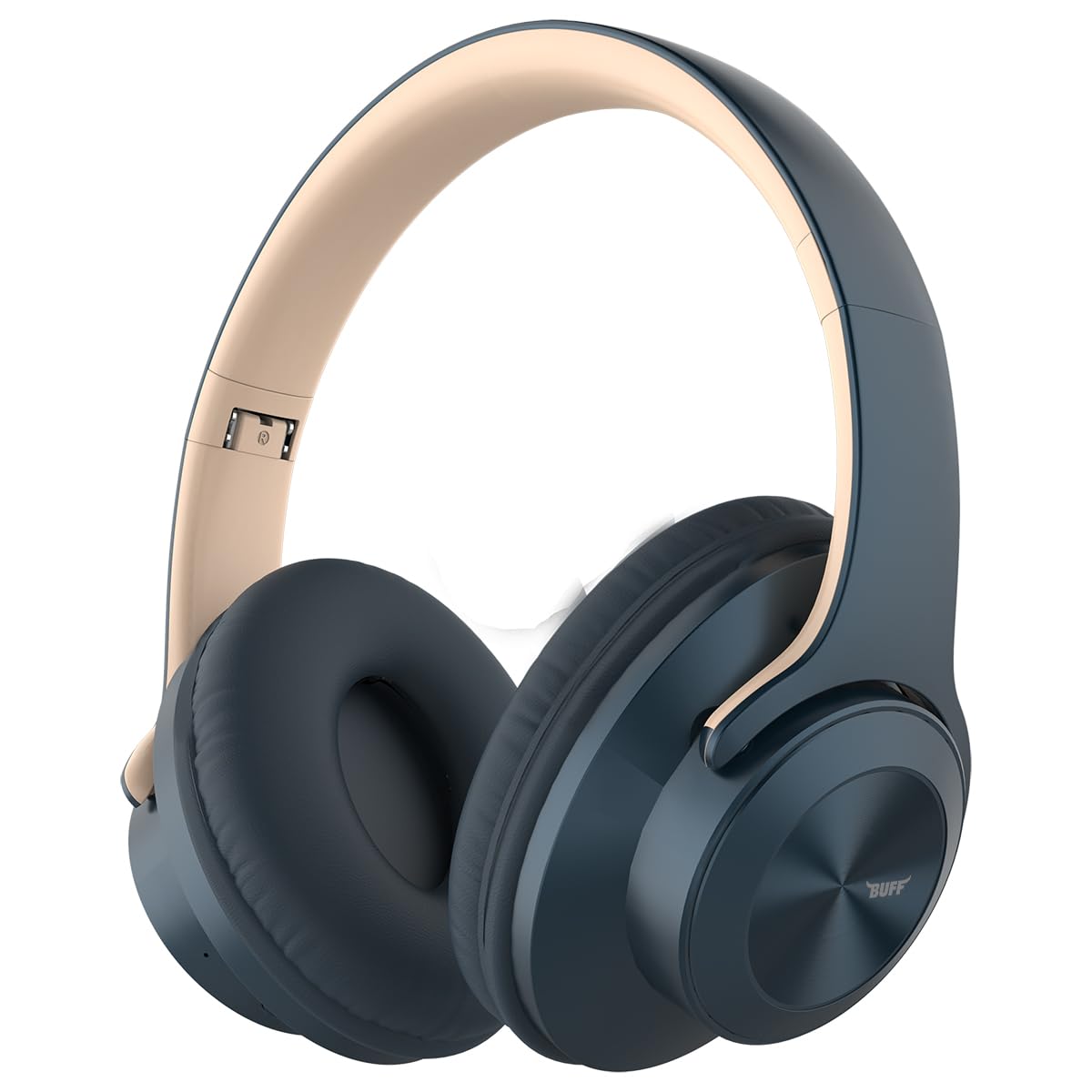 BUFF LABS BF16 Kulaklık Bluetooth 5.3, 18 Saat Oynatma, 3 EQ Mod, Hoparlör Modu (Mavi)