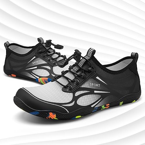 Image of ATHMILE Water Shoes for Men Women River Swim Beach Pool Adult Quick Dry