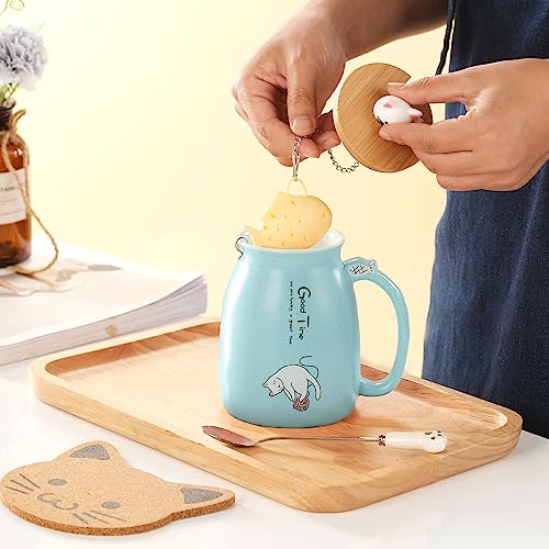 Lista de Tazas con cuchara favoritos de las personas. 30 tazas con cuchara marca BigNoseDeer (3)