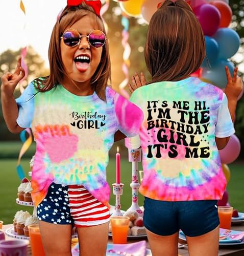 Image of Birthday Girl Shirt for Kids Its Me Hi Im The Birthday Girl Tshirts Outfit Magic Kingdom Graphic Tees Tops