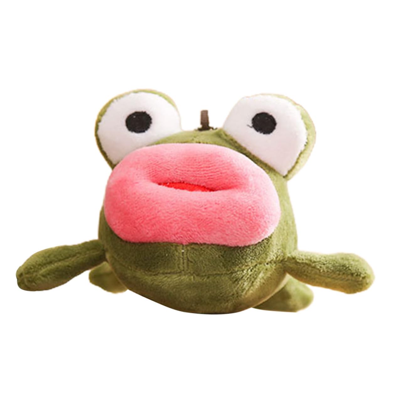 FRCOLOR Frosch Schlüsselanhänger Tierspielzeug Kuschelig Ausgestopfter Süßer Plüsch Schlüsselanhänger Tiere Frosch Plüsch Schlüsselanhänger Schlüsselanhänger Für Die