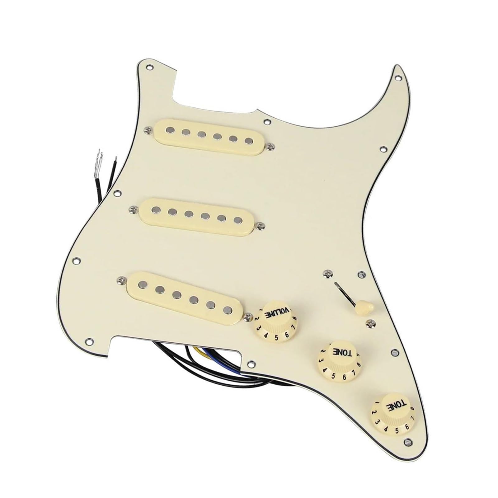 Wstępnie Okablowana Płyta Odbiorcza Z Magnesami Alnico 5 Kompletny Pickguard Z Okablowaniem I Przetwornikam