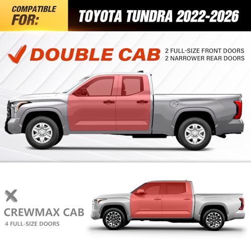 Estribos laterales para Toyota Tundra Double Cab 2022-2026 miniatura 2