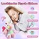 Hapikids Plush Einhorn Geschenke für Mädchen 3 4 5 6 Jahre, Einhorn Spielzeug ab 3-8 Jahren Mädchen Geburtstag Weihnachten Geschenke 3-8 Jahre Einhorn Kissen Spielzeug 3 4 5 6 Jahre Kinder