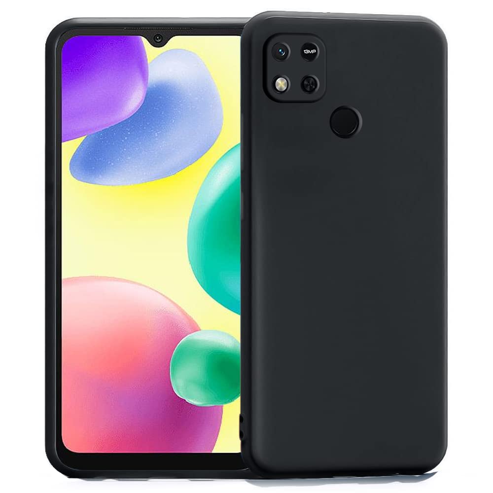 WOW IMAGINE Ultra Slim Soft Rubberised Back Case Cover for Redmi 10A | 10A Sport | Inner Velvet Fabric Lining | Matte Silicone Flexible Camera Protection Back Case - Black (B0B25BPBRF) Amazon Price History, Amazon Price Tracker