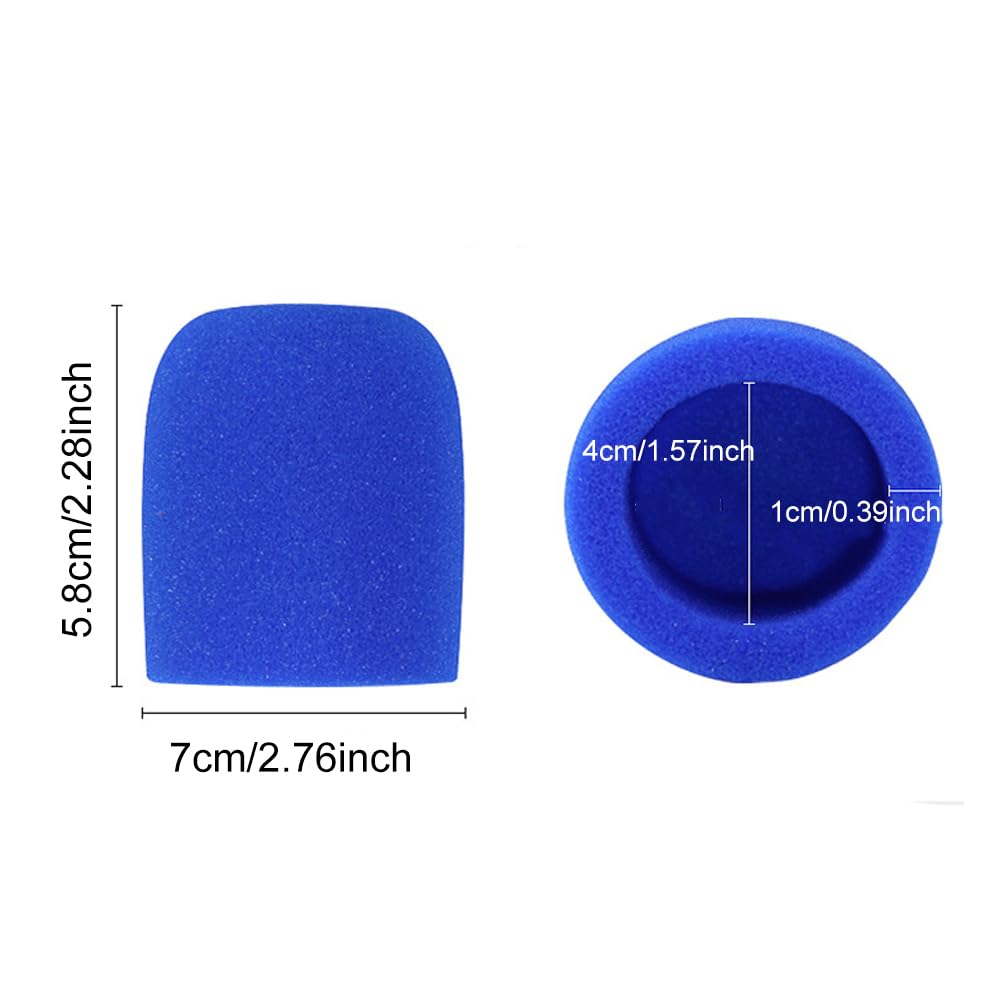 Parabrezza In Schiuma Per Microfono Shure SM58 - 2 Pezzi Anti-Pop E Antivento - Foto 3