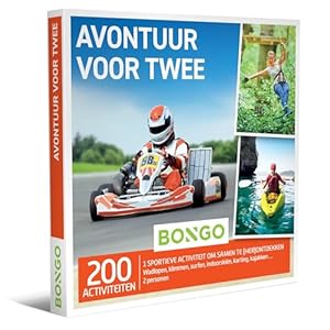 Bongo Bon – Avontuur voor twee | Cadeaubonnen Cadeaukaart cadeau voor man of vrouw | 200 activiteiten op het land of in het water