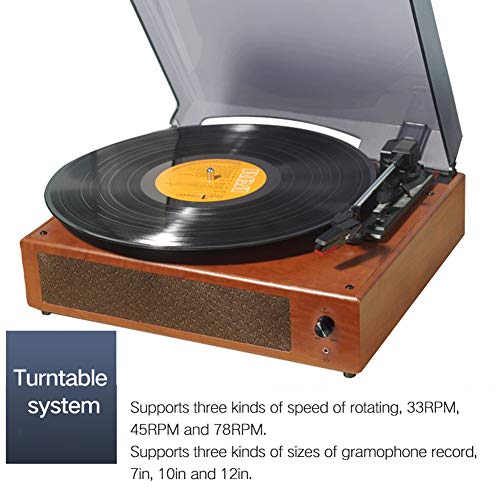 Tourne-Disque,ERYUE Tourne-Disque rétro 33/45/78 TR/Min Gramophone USB Plaque tournante Disque ménage Portable Gramophones Outil décoratif pour la Maison - Les Beatles, Paul McCartney, John Lennon, RIngo Starr, George Harrison Tourne-Disque,ERYUE Tourne-Disque rétro 33/45/78 TR/Min Gramophone USB Plaque tournante Disque ménage Portable Gramophones Outil décoratif pour la Maison – Image 4