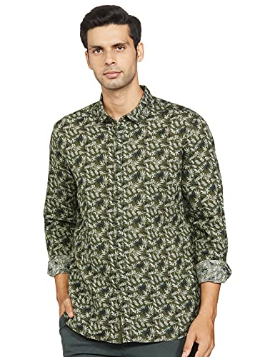 Image of Marks & Spencer Men's Regular (Shirt Khaki Mix 3XL)