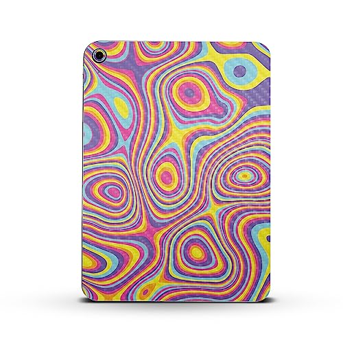 Image of MightySkins Carbon Fiber Skin Compatible with Apple iPad 10.9 inch 10th Gen (2022) Full Wrap Kit - Gobstopper | Protective, Durable Textured Carbon Fiber Finish | Easy to Apply | Made in The USA