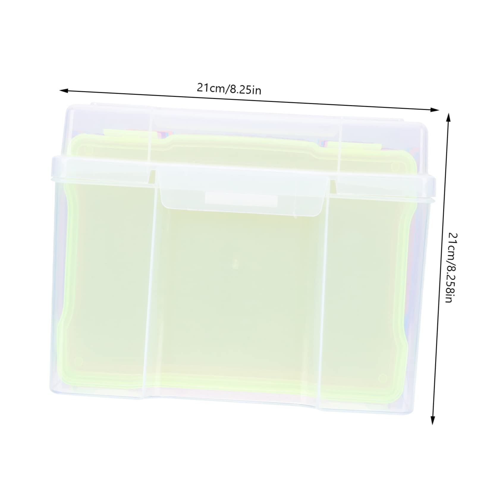 DOITOOL Card Box Organizer Greeting Card Storage Small Object Organizer Household Photo Case