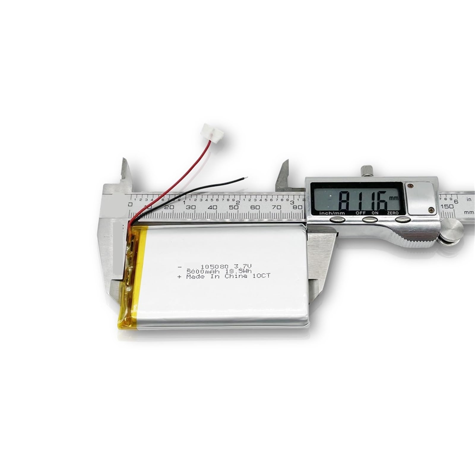 Batterie 3,7 V 5000 mAh 105080 (1 pièce)