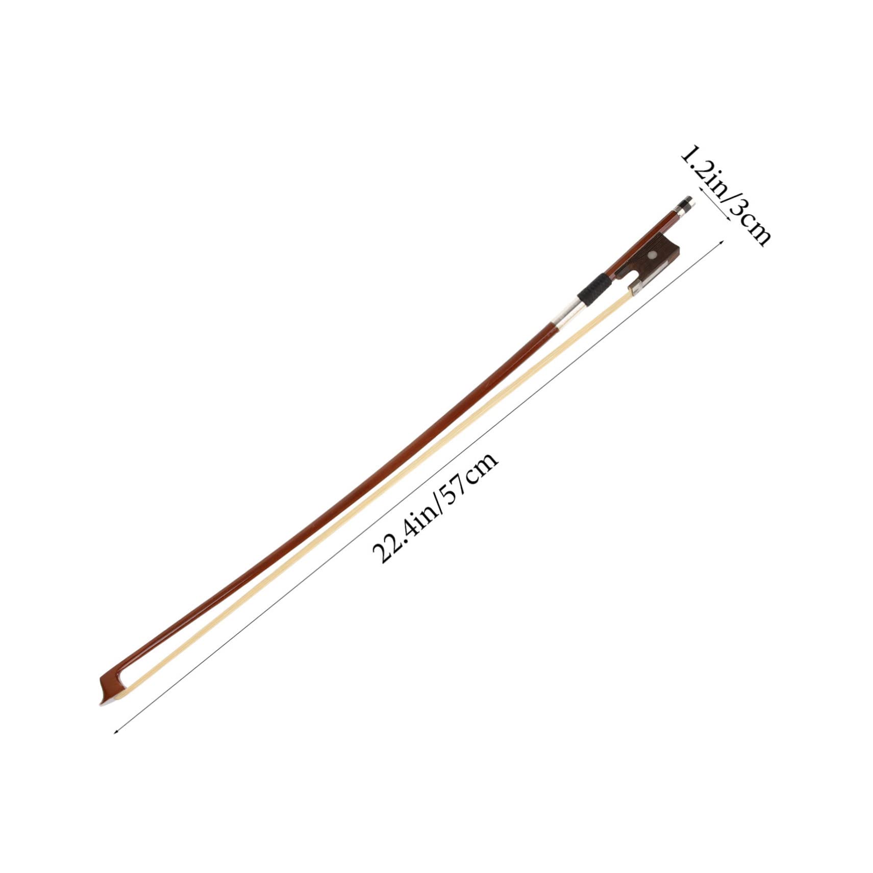 TOYANDONA 4pezzi Violin Bow Per Principianti Legno Con Coda Di Cavallo Naturale Per Pratica e Performance Strumento Musicale Di Qualità Per Studenti